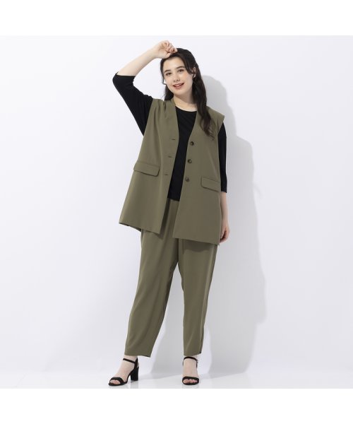 【Sprout.】マットサテン　ロングベスト［セットアップ可］ Sprout リリアンビューティ　スプラウト