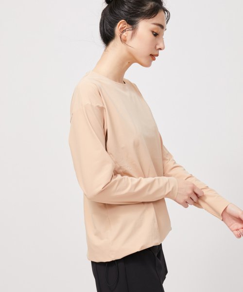 【speedo】UV ステイフィットエコ長袖ラッシュガード UV Sensitive