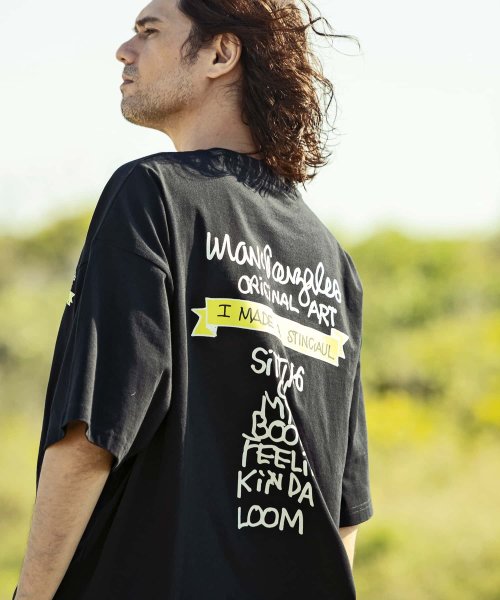 Mark Gonzales(Mark Gonzales)/MARK GONZALES ARTWORK COLLECTION(マーク ゴンザレス)バックプリント半袖Tシャツ/5type/6colors/img21