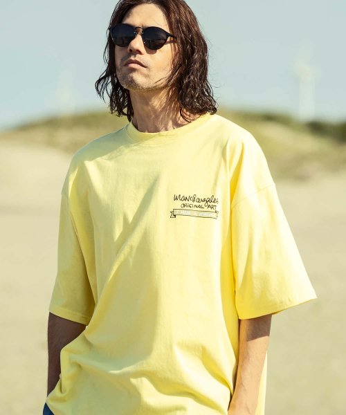 Mark Gonzales(Mark Gonzales)/MARK GONZALES ARTWORK COLLECTION(マーク ゴンザレス)バックプリント半袖Tシャツ/5type/6colors/img36