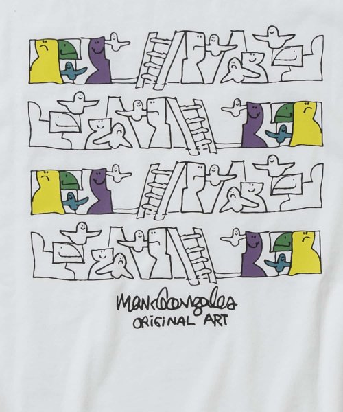 Mark Gonzales(Mark Gonzales)/MARK GONZALES ARTWORK COLLECTION(マーク ゴンザレス)バックプリント半袖Tシャツ/5type/6colors/img59