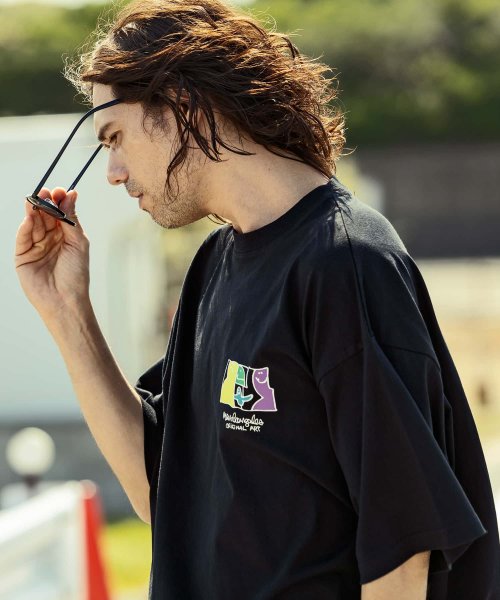 Mark Gonzales(Mark Gonzales)/MARK GONZALES ARTWORK COLLECTION(マーク ゴンザレス)バックプリント半袖Tシャツ/5type/6colors/img66