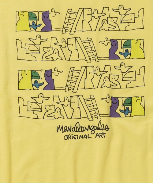 Mark Gonzales(Mark Gonzales)/MARK GONZALES ARTWORK COLLECTION(マーク ゴンザレス)バックプリント半袖Tシャツ/5type/6colors/img81