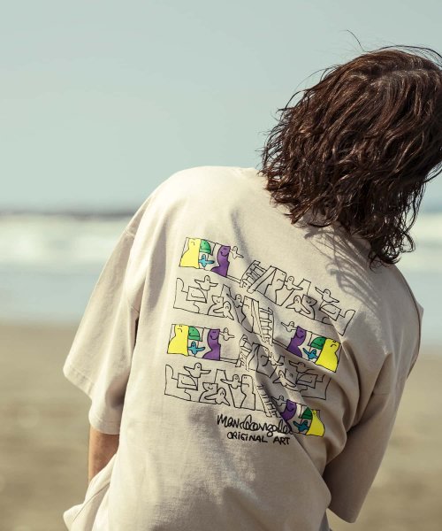 Mark Gonzales(Mark Gonzales)/MARK GONZALES ARTWORK COLLECTION(マーク ゴンザレス)バックプリント半袖Tシャツ/5type/6colors/img89