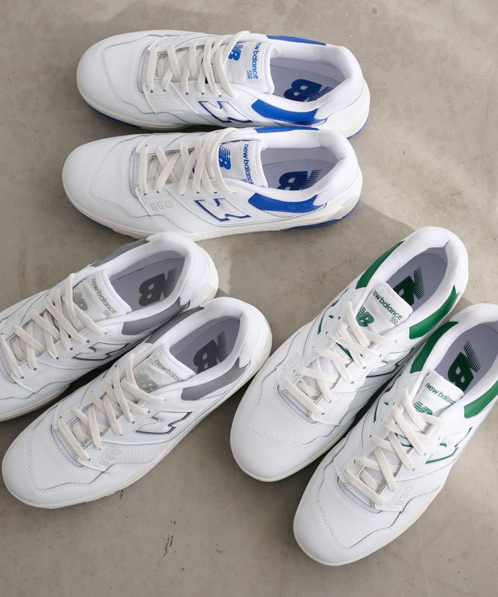 New Balance＞BB550 SWA/SWB スニーカー(505405238) | グリーン