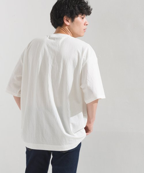 OMNES(オムネス)/【OMNES】メンズ 接触冷感レーヨンナイロンサイドポケットTシャツ/img03