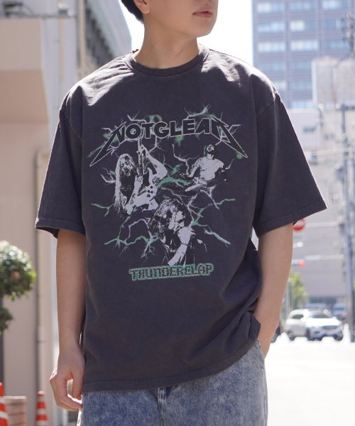 1111clothing(ワンフォークロージング)/バンドT メンズ ヴィンテージ風 Tシャツ レディース グラフィック プリント ストーンウォッシュ バンT ロックT パンクT 半袖 トップス 半袖Tシャツ/img20