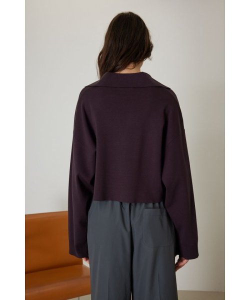 RIM.ARK(リムアーク)/Smooth touch skipper knit tops/img19