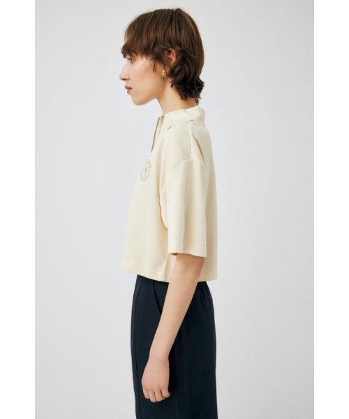 moussy(マウジー)/PIGMENT SHORT HALF ZIP Tシャツ/img02