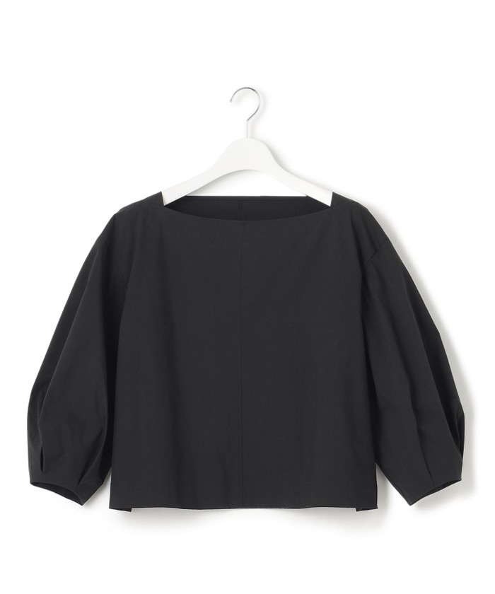 一部店舗限定/洗える】ハイカウントウェザーストレッチ ボートネック