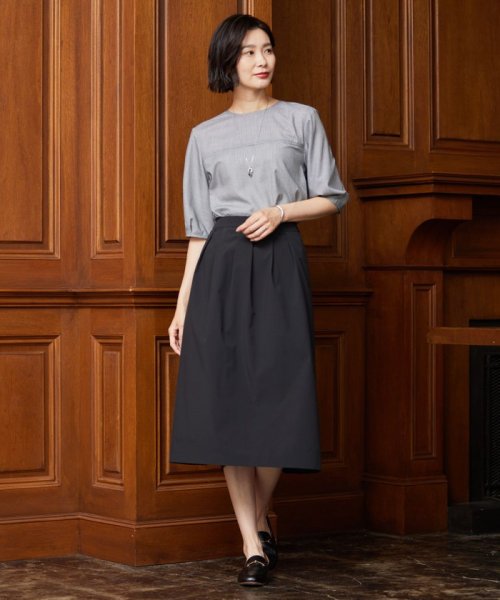 J.PRESS LADIES（LARGE SIZE）(J．プレス　レディス（大きいサイズ）)/【洗える】SOLO ECOタフタ タック スカート/img04