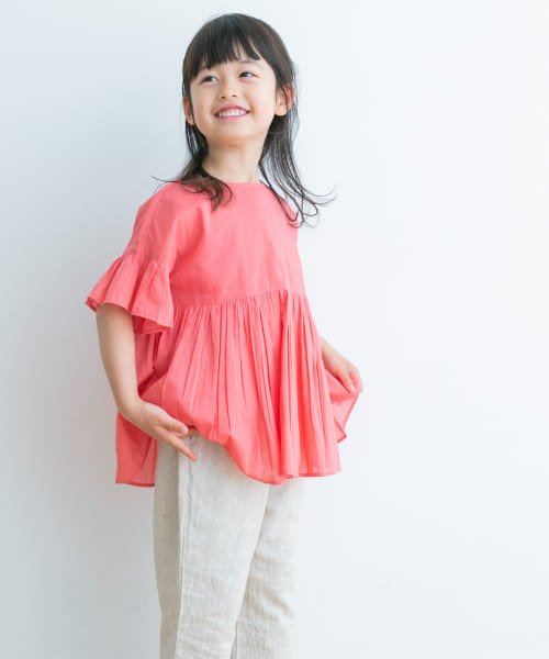 URBAN RESEARCH DOORS（Kids）(アーバンリサーチドアーズ（キッズ）)/『親子リンク』コットンボイルフリルブラウス(KIDS)/img11