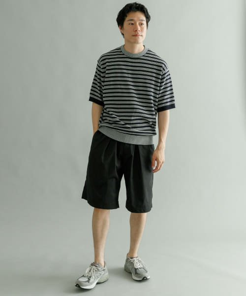 URBAN RESEARCH(アーバンリサーチ)/ボーダーショートスリーブニットTシャツ/img13