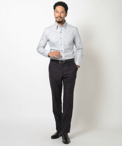 Men's Bigi(メンズビギ)/【ACTIVE TAILOR】プリントジャージドレスシャツ/img01