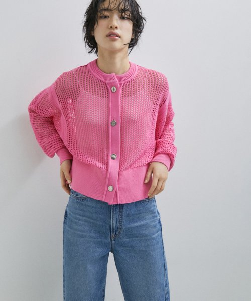 パターンメッシュカーディガン 人気・おすすめ｜使いやすい・旅行におすすめ 品質保証 全国発送 在庫限り