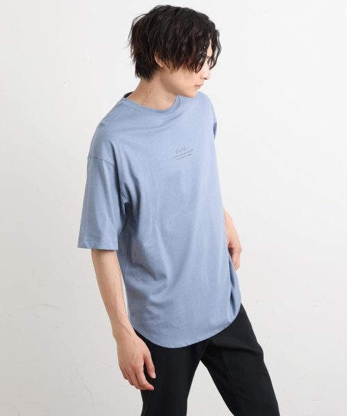 a.v.v (MEN)(アー・ヴェ・ヴェメンズ)/【フォトグラファーコラボ】シャインロングシルエットTシャツ/img07