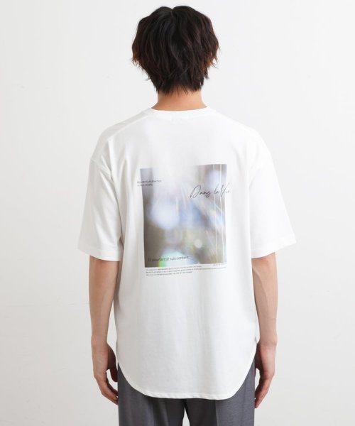 a.v.v (MEN)(アー・ヴェ・ヴェメンズ)/【フォトグラファーコラボ】シャインロングシルエットTシャツ/img13