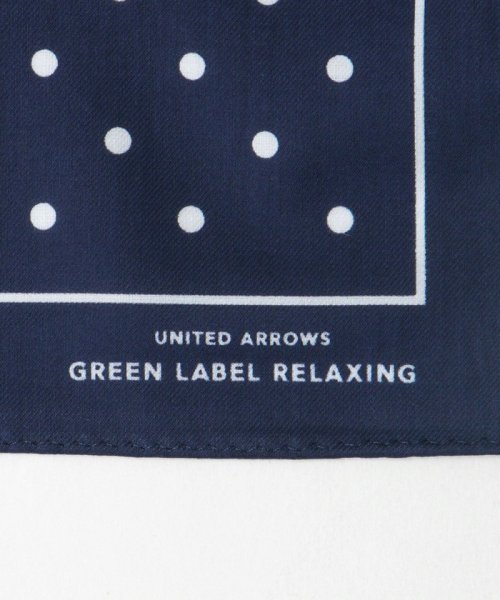 green label relaxing(グリーンレーベルリラクシング)/GLR シーアイランド ドット ハンカチ/img03