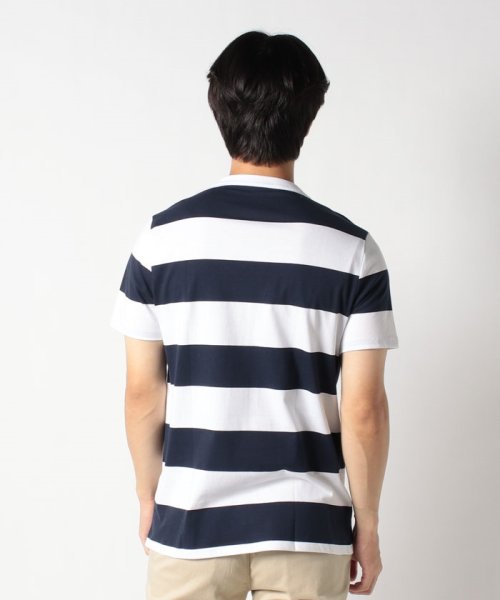 TOMMY HILFIGER(トミーヒルフィガー)/トミーヒルフィガーワンポイントボーダークルーネック半袖Tシャツ/img10