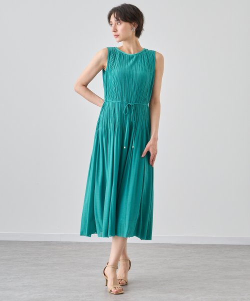 ソフトジャージープリーツ ワンピース あり 着用サイズ