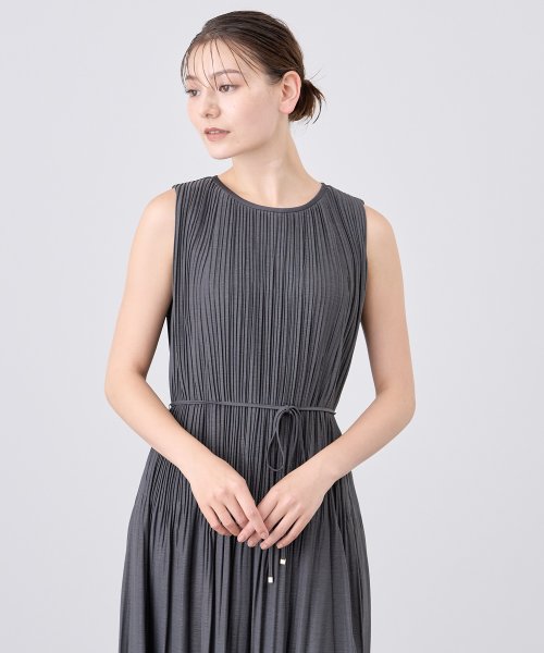 ソフトジャージープリーツ ワンピース あり 着用サイズ