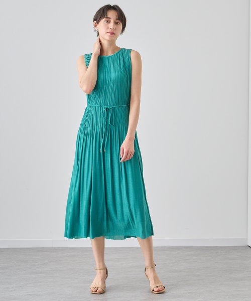 ソフトジャージープリーツ ワンピース あり 着用サイズ