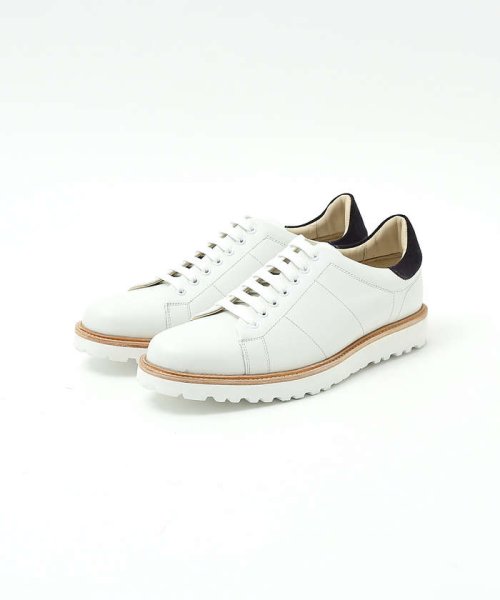 【一部店舗＋WEB限定】レザー ウェルト 厚底ソール レースアップ スニーカー 