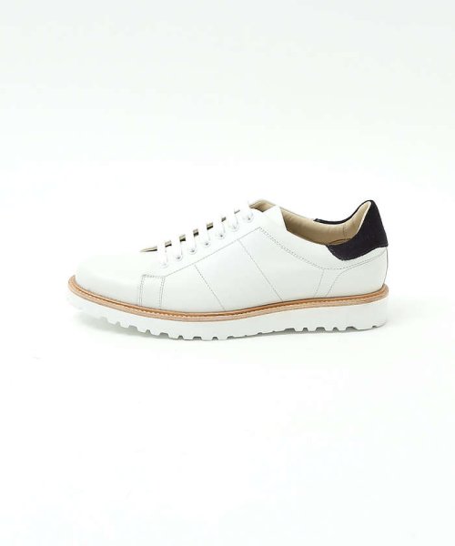 【一部店舗＋WEB限定】レザー ウェルト 厚底ソール レースアップ スニーカー 