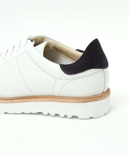 【一部店舗＋WEB限定】レザー ウェルト 厚底ソール レースアップ スニーカー 