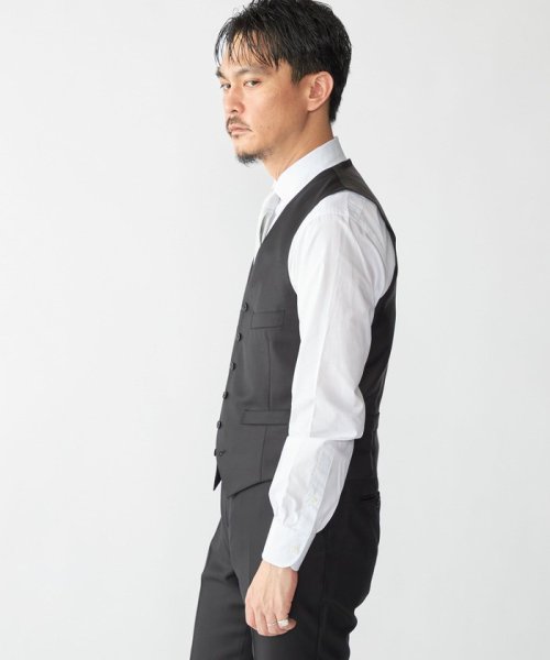 SHIPS: LORO PIANA FABRIC オーストラリス 無地 ベスト 