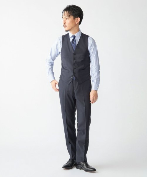 SHIPS: LORO PIANA FABRIC オーストラリス 無地 ベスト 