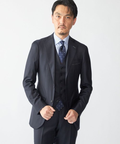 SHIPS: LORO PIANA FABRIC オーストラリス 無地 ベスト 