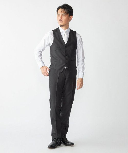 SHIPS: LORO PIANA FABRIC オーストラリス 無地 ベスト 