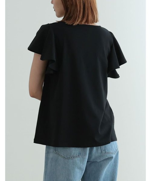 Re:EDIT(リエディ)/[接触冷感]フリルスリーブ半袖Tシャツ/img16