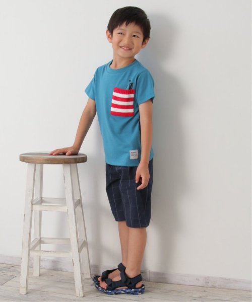ikka kids(イッカ　キッズ)/【キッズ】ニットボーダーポケTシャツ（100〜160cm）/img10