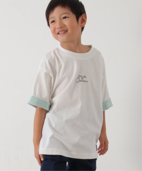 ikka kids(イッカ　キッズ)/USAコットン 袖裏配色Tシャツ（120〜160cm）/img11