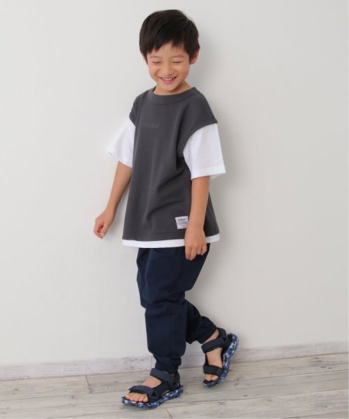 ikka kids(イッカ　キッズ)/ストレッチリップジョガーパンツ（120〜160cm）/img10