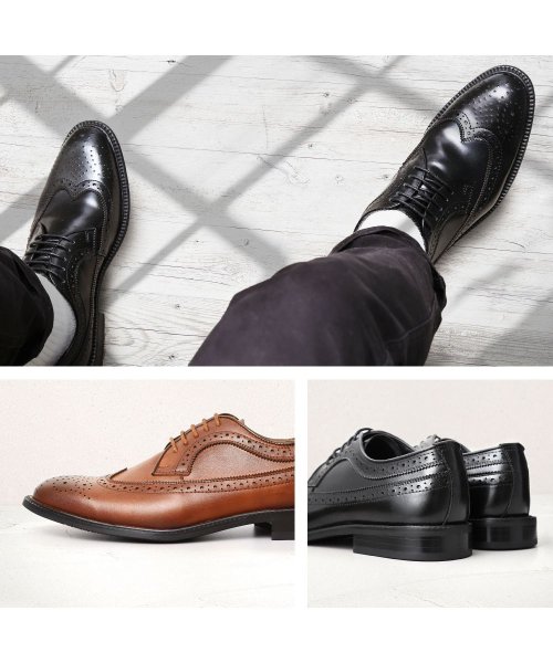 GUIONNET(GUIONNET)/ビジネスシューズ 全12種 メンズ 日本製 ビジネス ストレートチップ ウイングチップ オフィス 革靴 3E 脚長 紳士靴 牛床革 レザー ドレスシューズ 靴 /img15