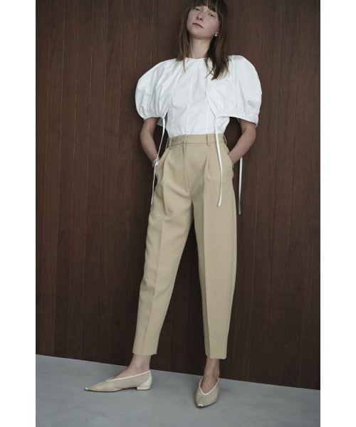 CLANE(クラネ)/ROUNDED LINE TUCK PANTS/img13