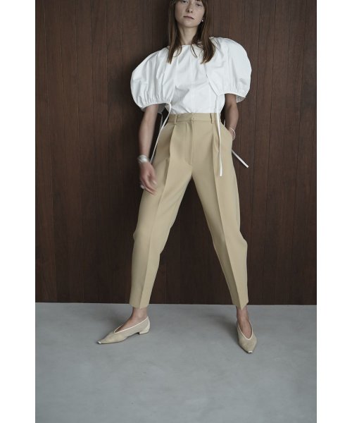 CLANE(クラネ)/ROUNDED LINE TUCK PANTS/img15