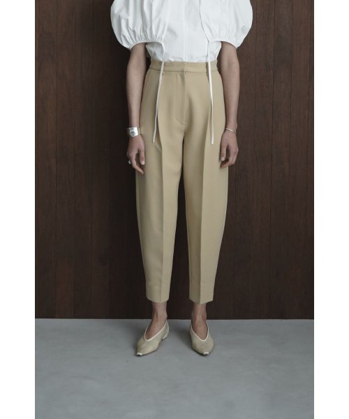 CLANE(クラネ)/ROUNDED LINE TUCK PANTS/img16