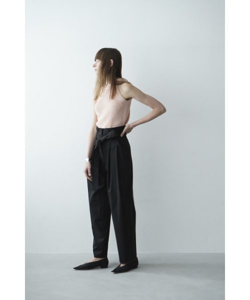 CLANE(クラネ)/BELT TUCK TAPERED PANTS/img02