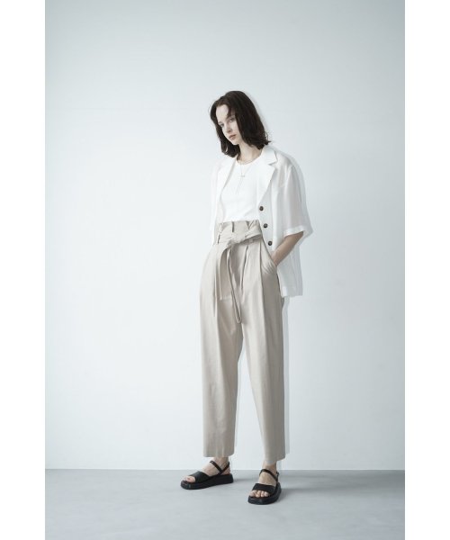 CLANE(クラネ)/BELT TUCK TAPERED PANTS/img14