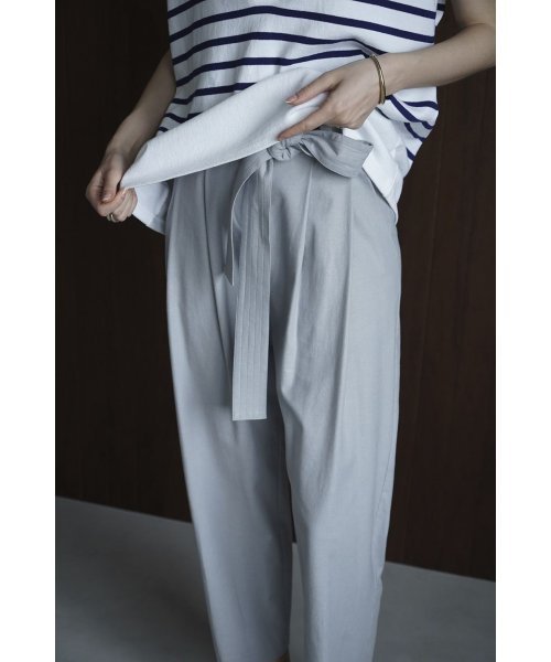 CLANE(クラネ)/BELT TUCK TAPERED PANTS/img30