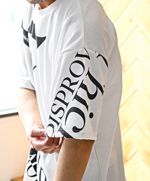 LUXSTYLE(ラグスタイル)/BIGロゴプリント半袖Tシャツ/Tシャツ メンズ レディース 半袖 ビッグシルエット ロゴ プリント トップス/img08