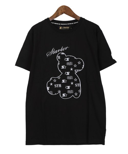 LUXSTYLE(ラグスタイル)/STARTER BLACK LABEL(スターターブラックレーベル)ベアグラフィック刺繍Tシャツ/Tシャツ メンズ 半袖 刺繍 ベア ロゴ クマ/img07