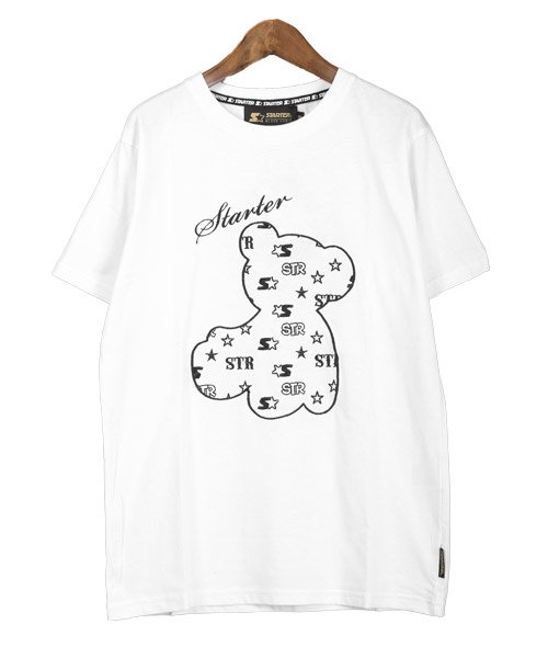 LUXSTYLE(ラグスタイル)/STARTER BLACK LABEL(スターターブラックレーベル)ベアグラフィック刺繍Tシャツ/Tシャツ メンズ 半袖 刺繍 ベア ロゴ クマ/img08