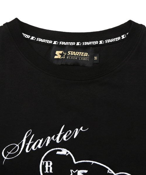 LUXSTYLE(ラグスタイル)/STARTER BLACK LABEL(スターターブラックレーベル)ベアグラフィック刺繍Tシャツ/Tシャツ メンズ 半袖 刺繍 ベア ロゴ クマ/img13