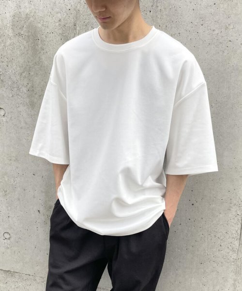 COMME CA ISM MENS(コムサイズム（メンズ）)/★ＴＶドラマ着用商品★  【WEB限定】 ビッグシルエット クルーネックＴシャツ/img49