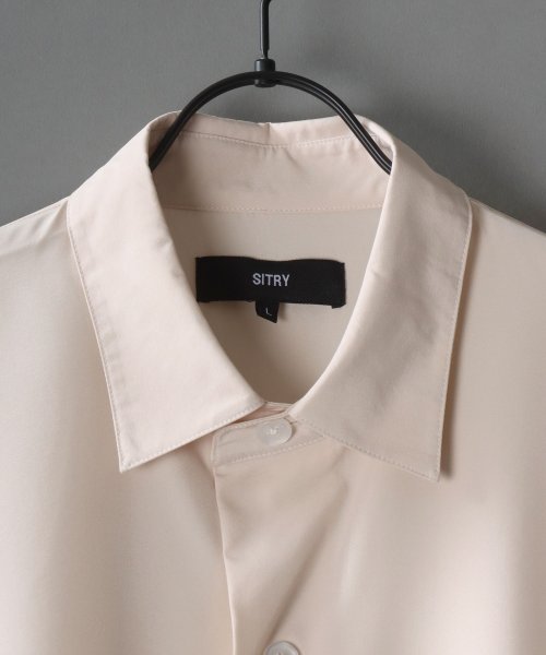 SITRY(SITRY)/【SITRY】Oversize Drop shoulder Dolman Sleeve shirt/オーバーサイズ ドロップショルダー ドルマンスリーブ 半袖シ/img01